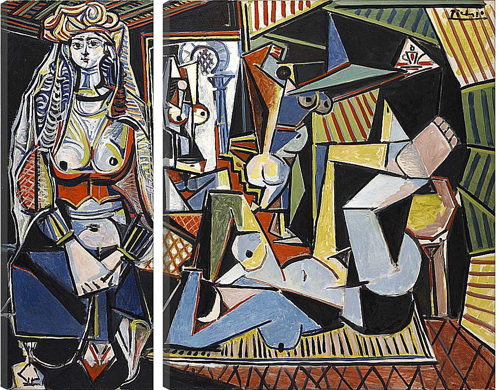 Модульная картина - Алжирские женщины. Пабло Пикассо
