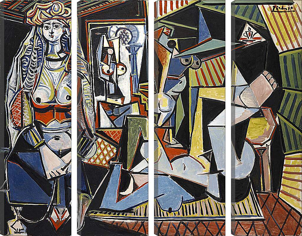 Модульная картина - Алжирские женщины. Пабло Пикассо
