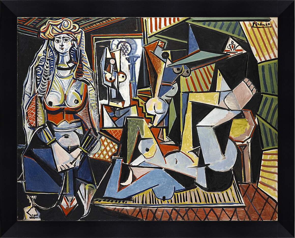 Картина в раме - Алжирские женщины. Пабло Пикассо
