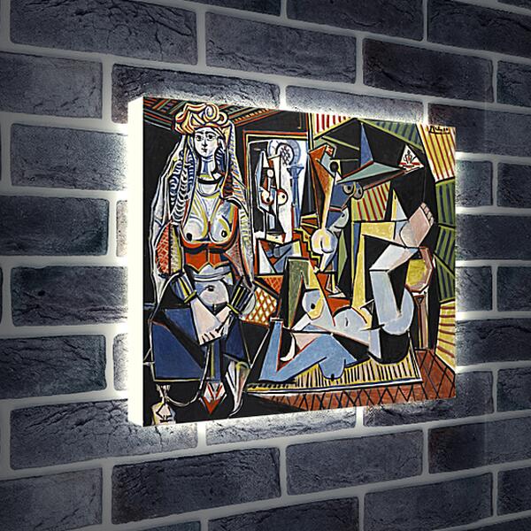Лайтбокс световая панель - Алжирские женщины. Пабло Пикассо
