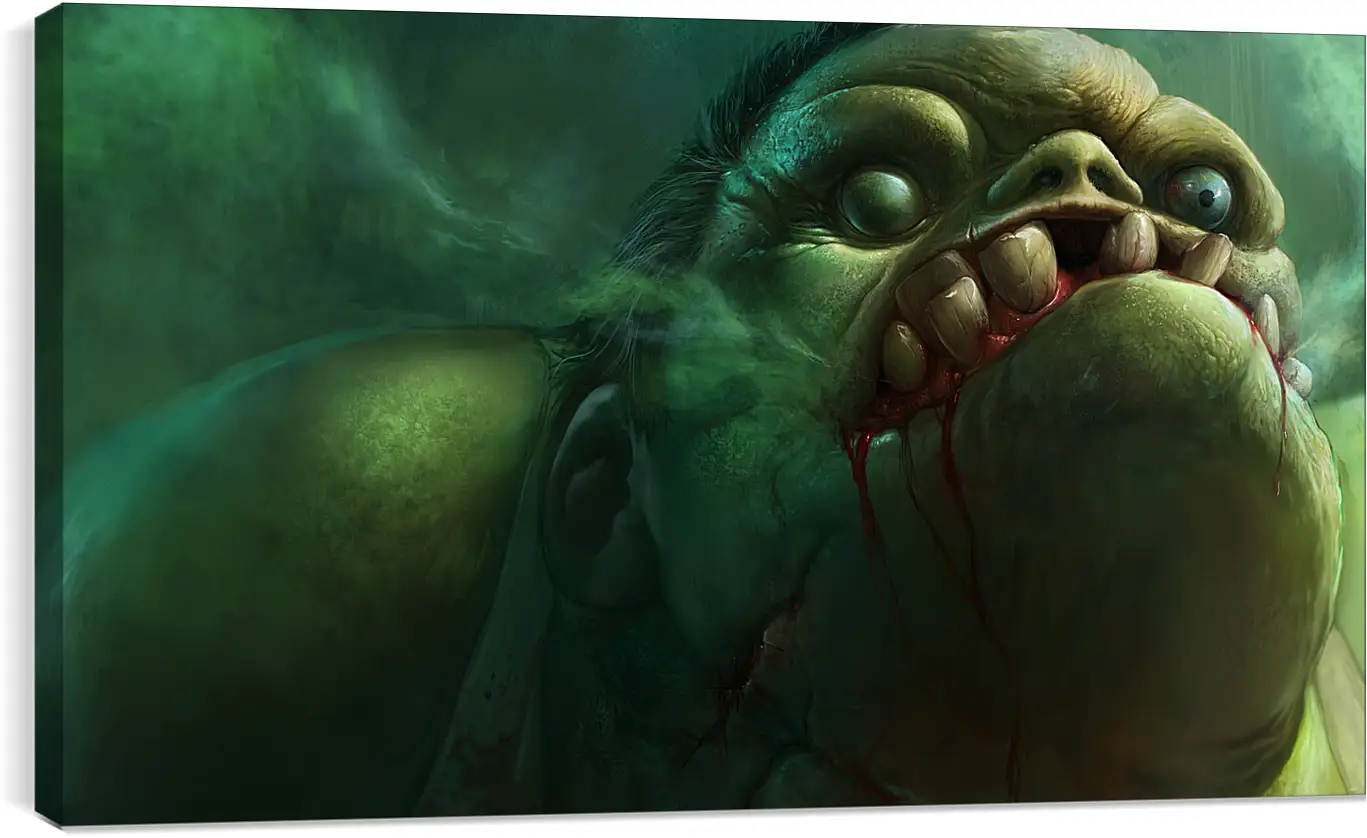 Постер и плакат - butcher, dota 2, teeth