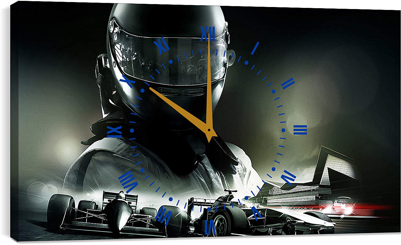 Часы картина - f1 2013, race cars, car

