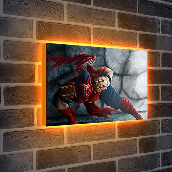 Лайтбокс световая панель - mortal kombat, blaze, art