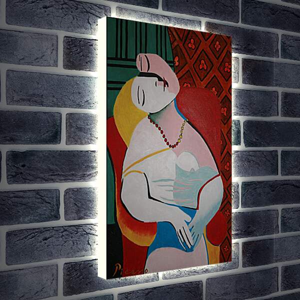 Лайтбокс световая панель - Сон. Пабло Пикассо
