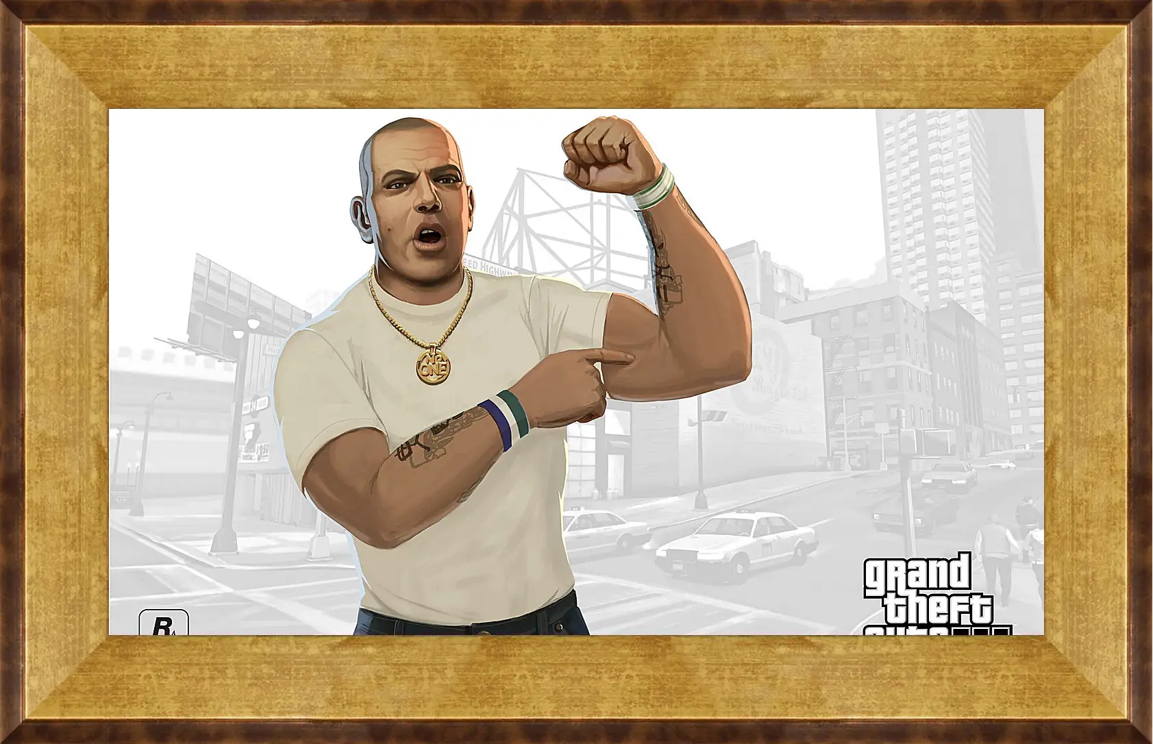 Картина в раме - brucie kibbutz, gta 4, grand theft auto 4
