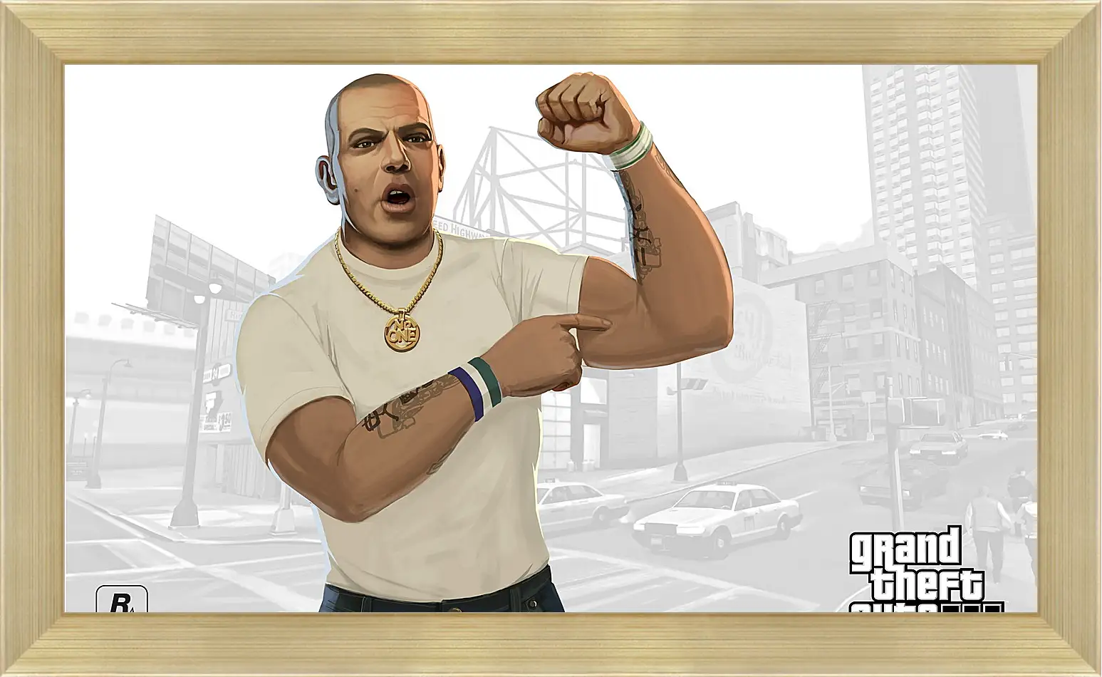 Картина в раме - brucie kibbutz, gta 4, grand theft auto 4
