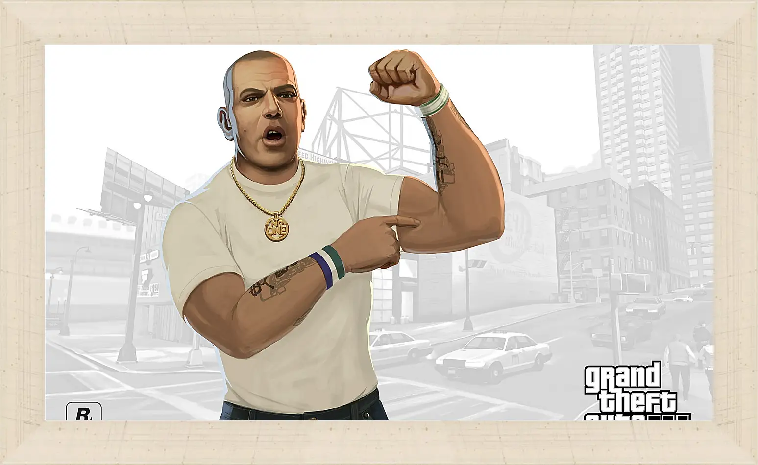 Картина в раме - brucie kibbutz, gta 4, grand theft auto 4
