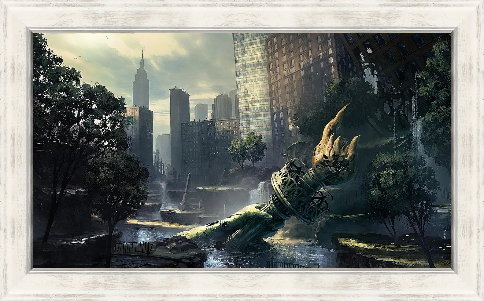 Картина в раме - crysis, fan art, new-york
