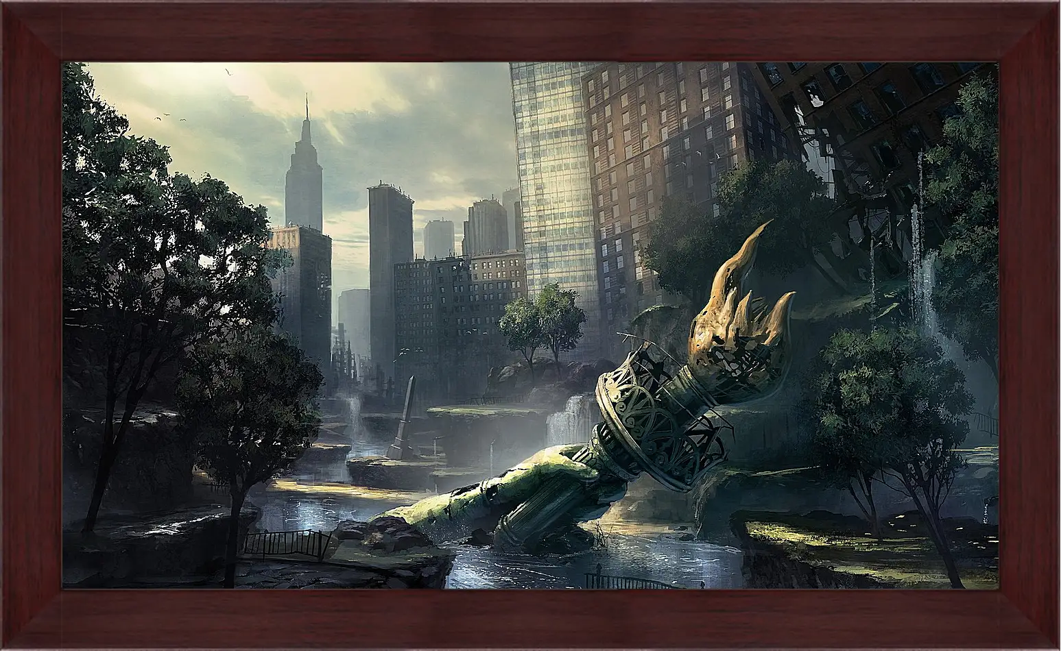 Картина в раме - crysis, fan art, new-york
