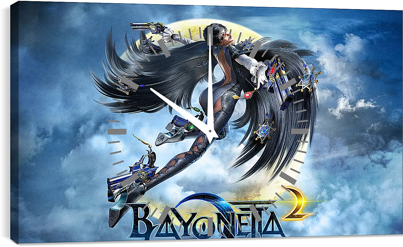 Часы картина - bayonetta, 2014, game
