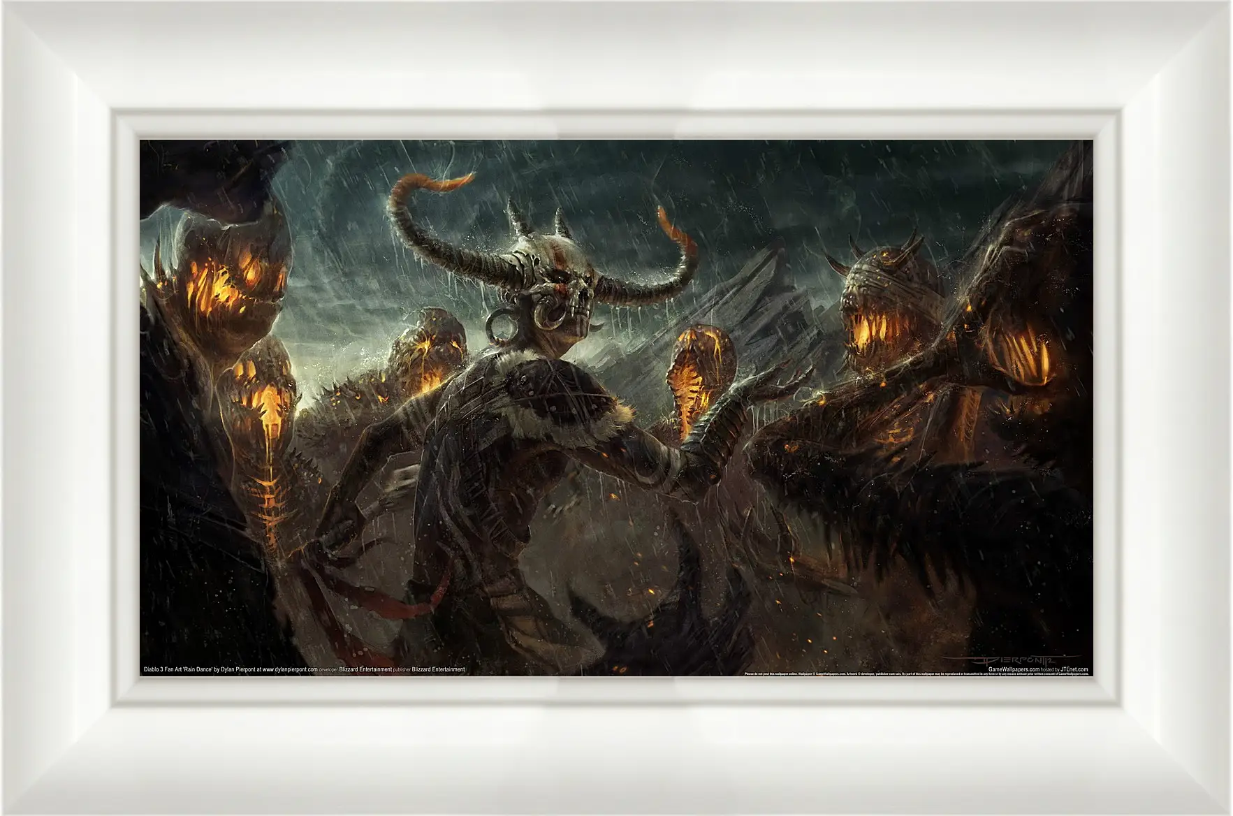 Картина в раме - diablo iii, diablo, diablo 3 reaper of souls