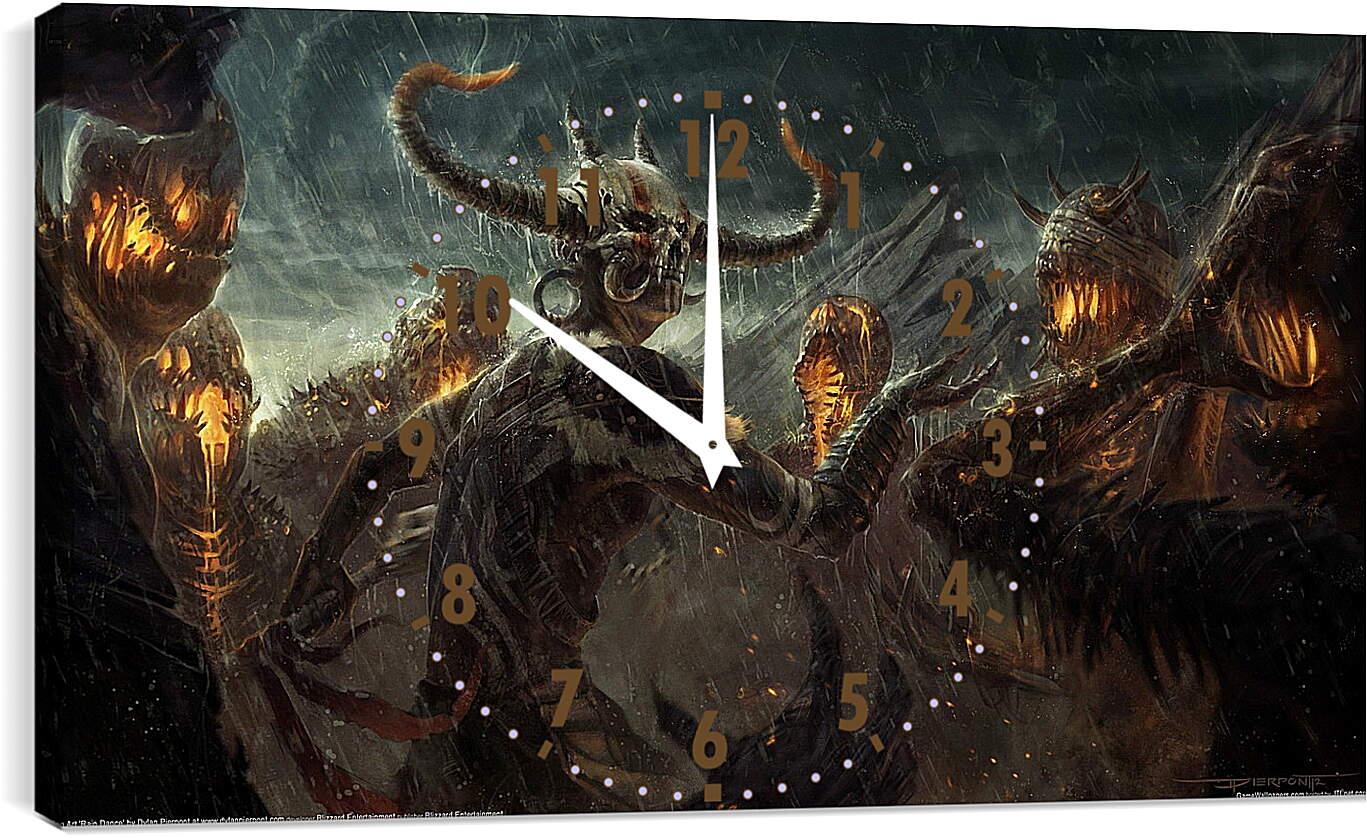 Часы картина - diablo iii, diablo, diablo 3 reaper of souls