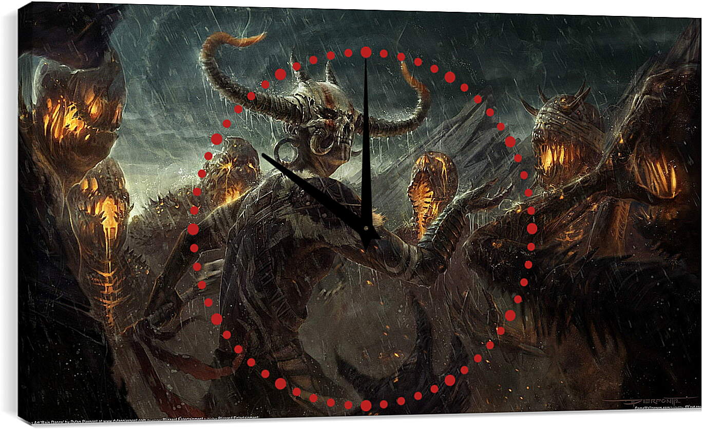 Часы картина - diablo iii, diablo, diablo 3 reaper of souls