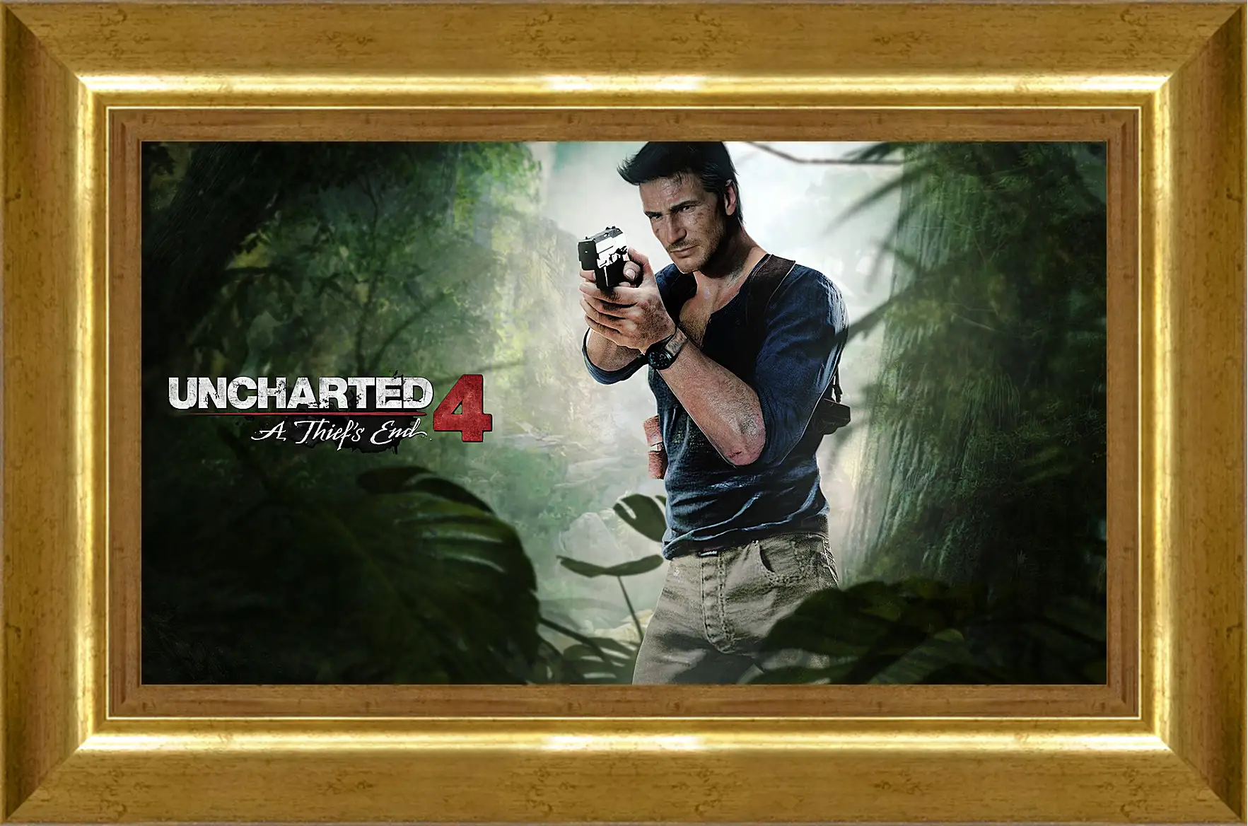 Картина в раме - naughty dog, uncharted 4