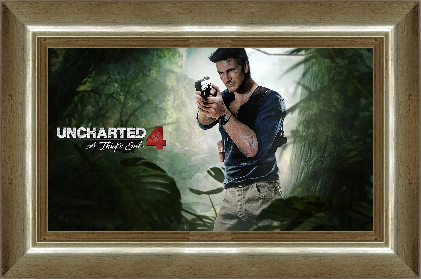 Картина в раме - naughty dog, uncharted 4