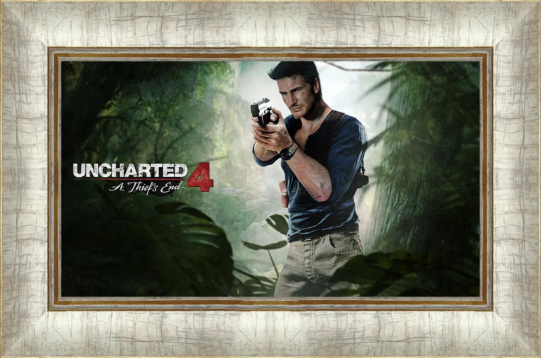 Картина в раме - naughty dog, uncharted 4