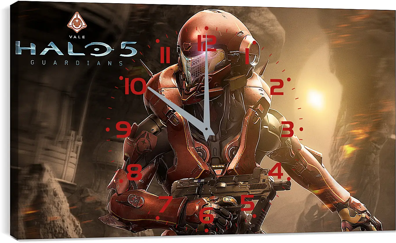 Часы картина - halo 5, armor, weapons
