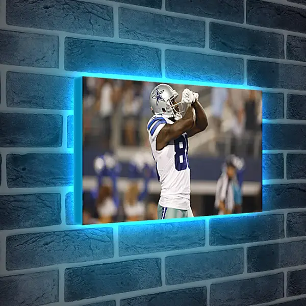 Лайтбокс световая панель - dez bryant, dallas cowboys, football
