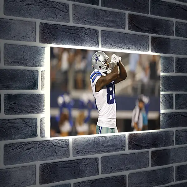 Лайтбокс световая панель - dez bryant, dallas cowboys, football
