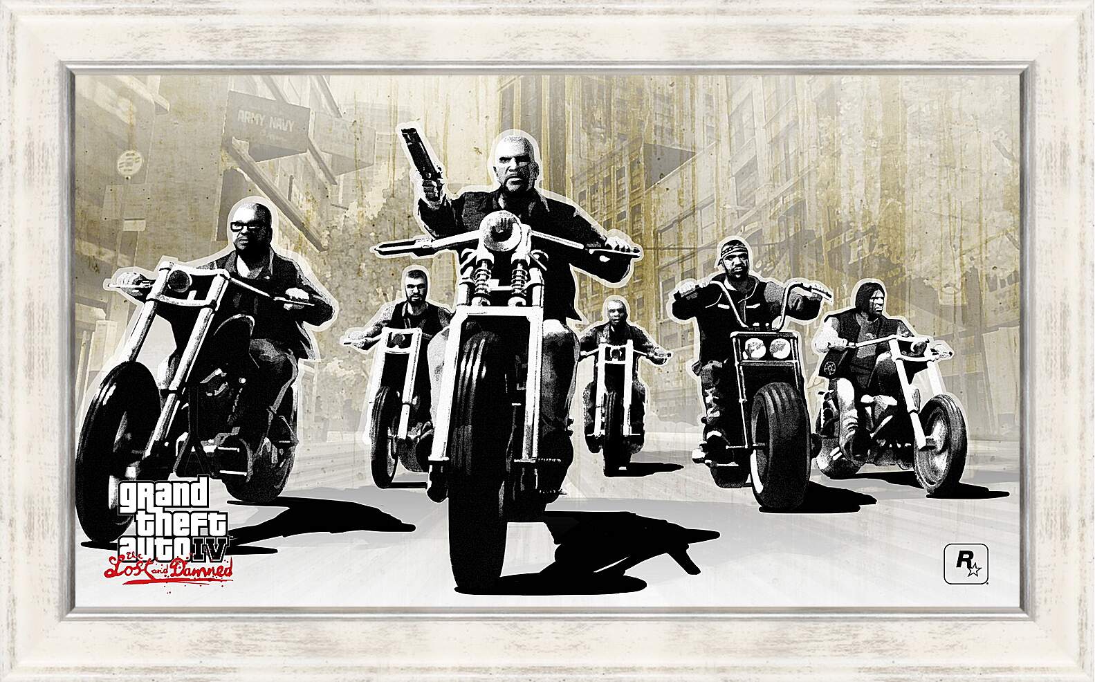 Картина в раме - gta 4 lost and damned, grand theft auto 4 lost and damned, bikers
