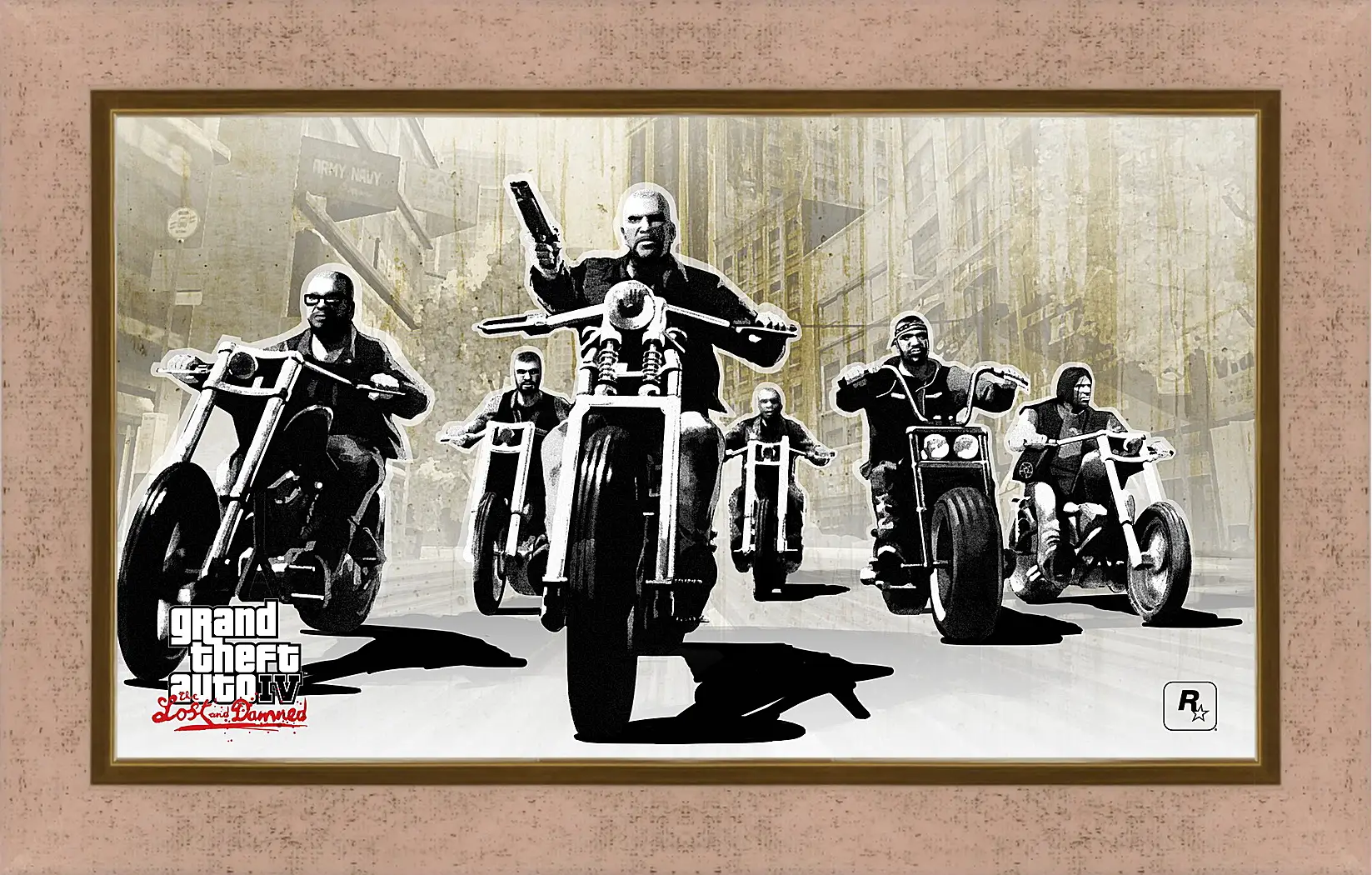 Картина в раме - gta 4 lost and damned, grand theft auto 4 lost and damned, bikers
