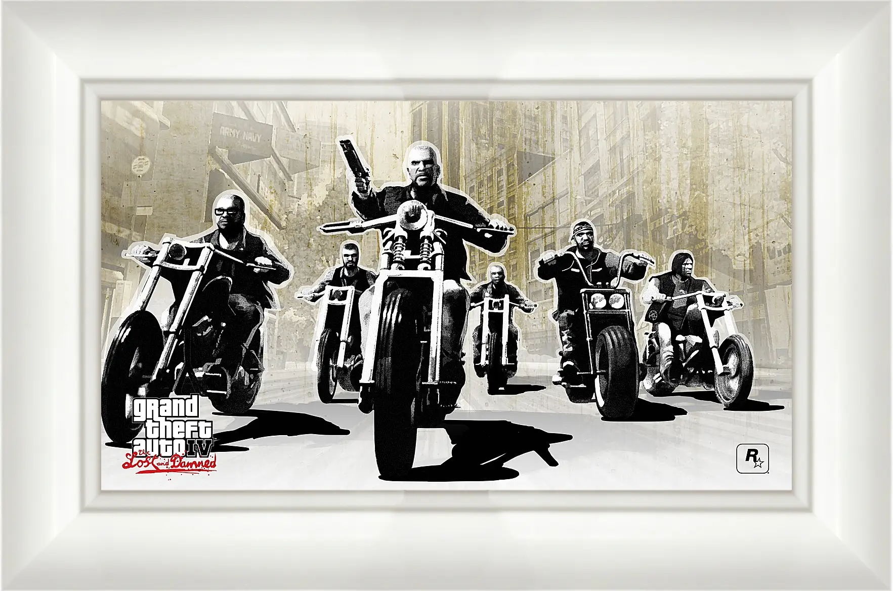 Картина в раме - gta 4 lost and damned, grand theft auto 4 lost and damned, bikers
