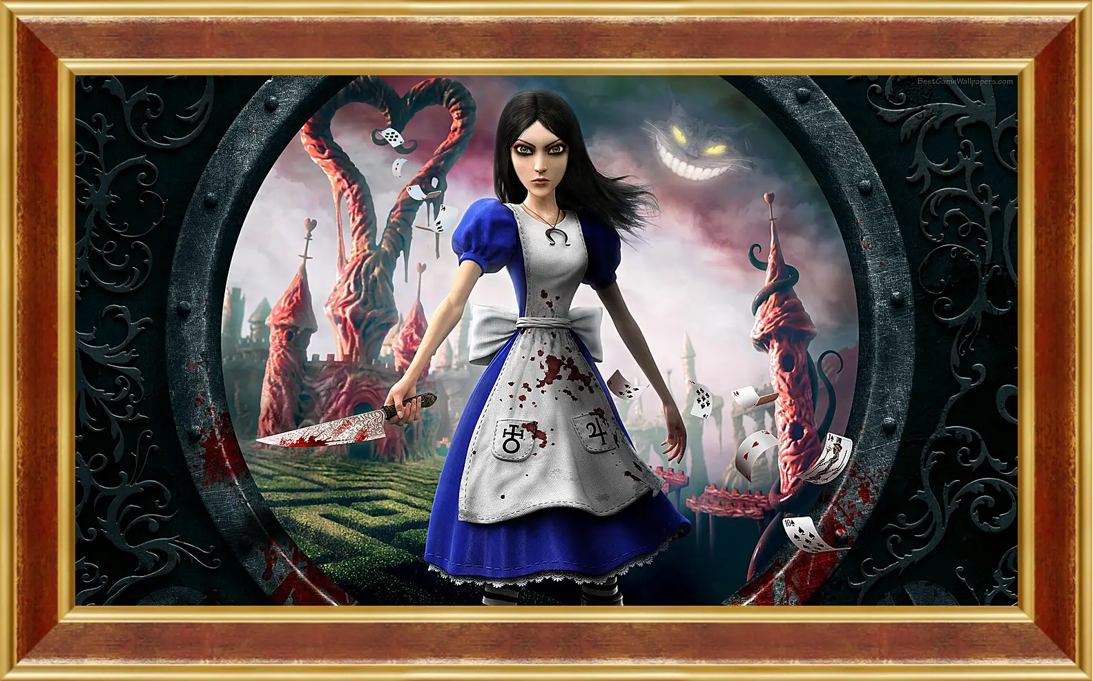 Картина в раме - alice madness returns, girl, dress
