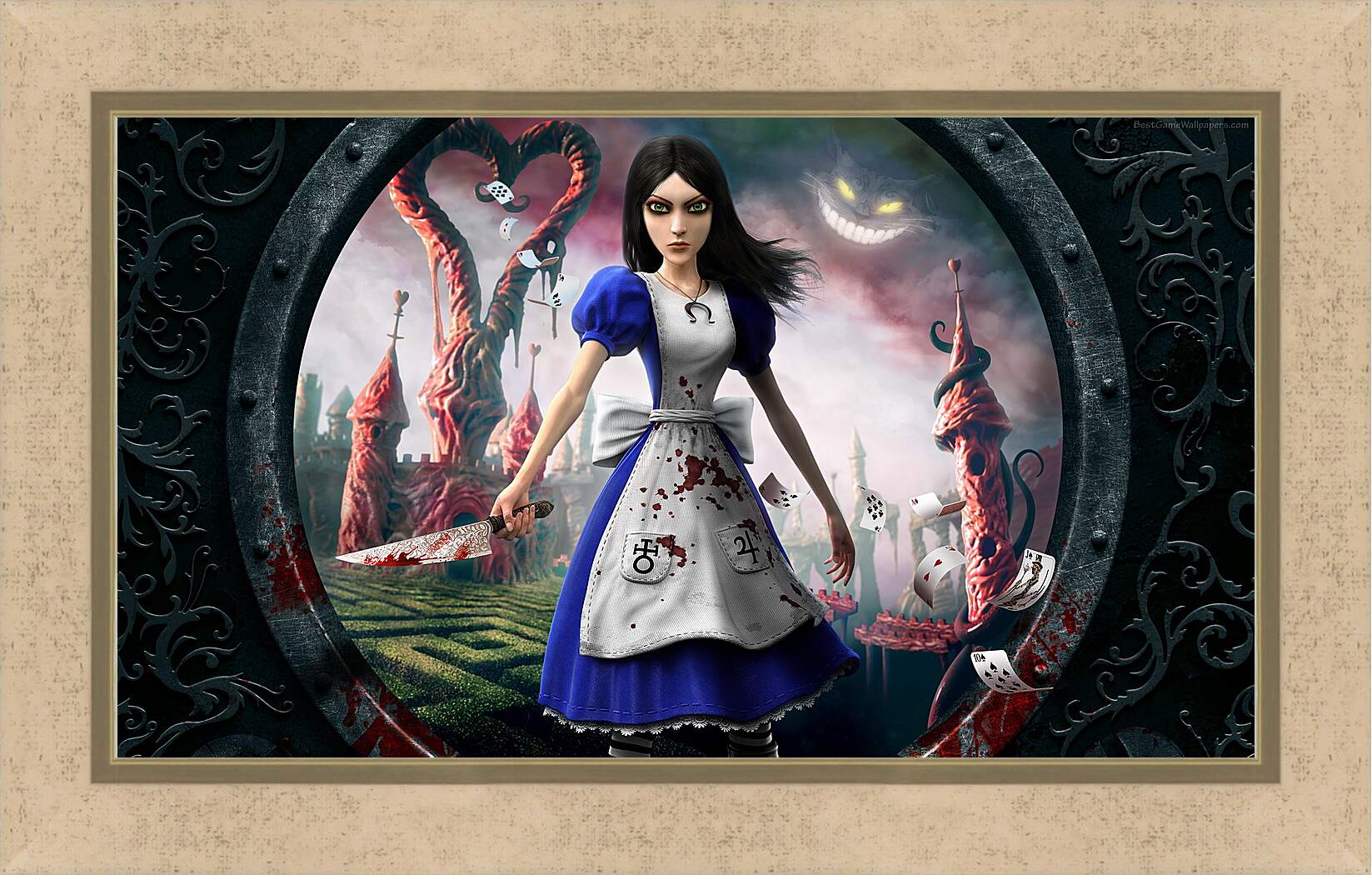 Картина в раме - alice madness returns, girl, dress
