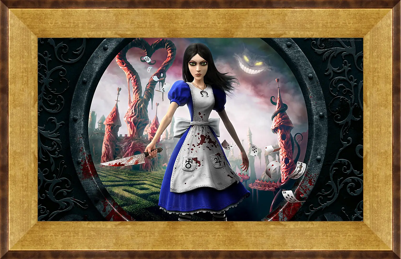 Картина в раме - alice madness returns, girl, dress
