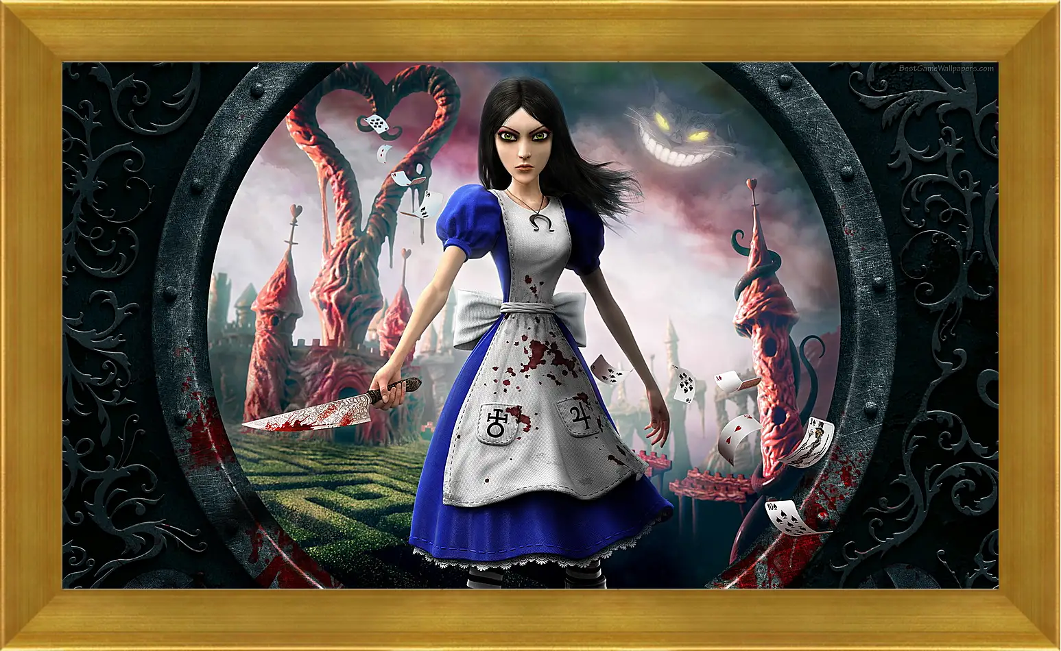 Картина в раме - alice madness returns, girl, dress
