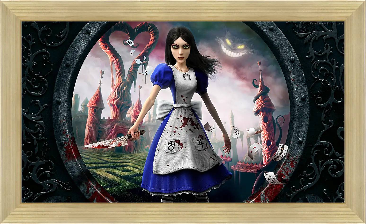 Картина в раме - alice madness returns, girl, dress
