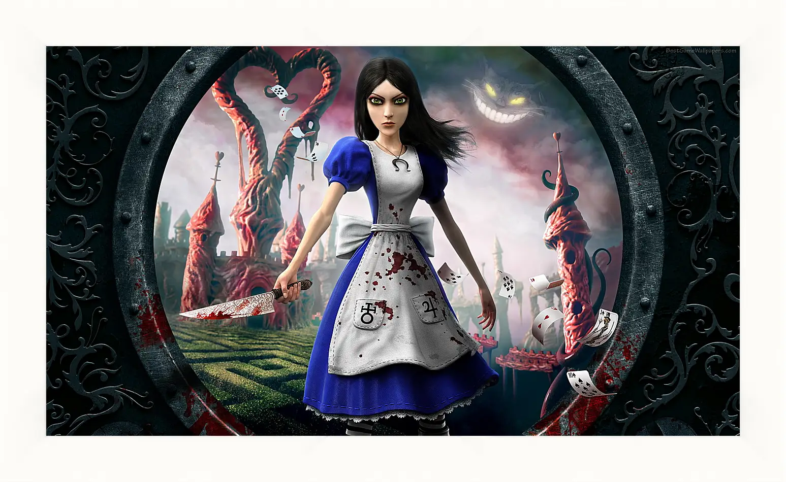 Картина в раме - alice madness returns, girl, dress
