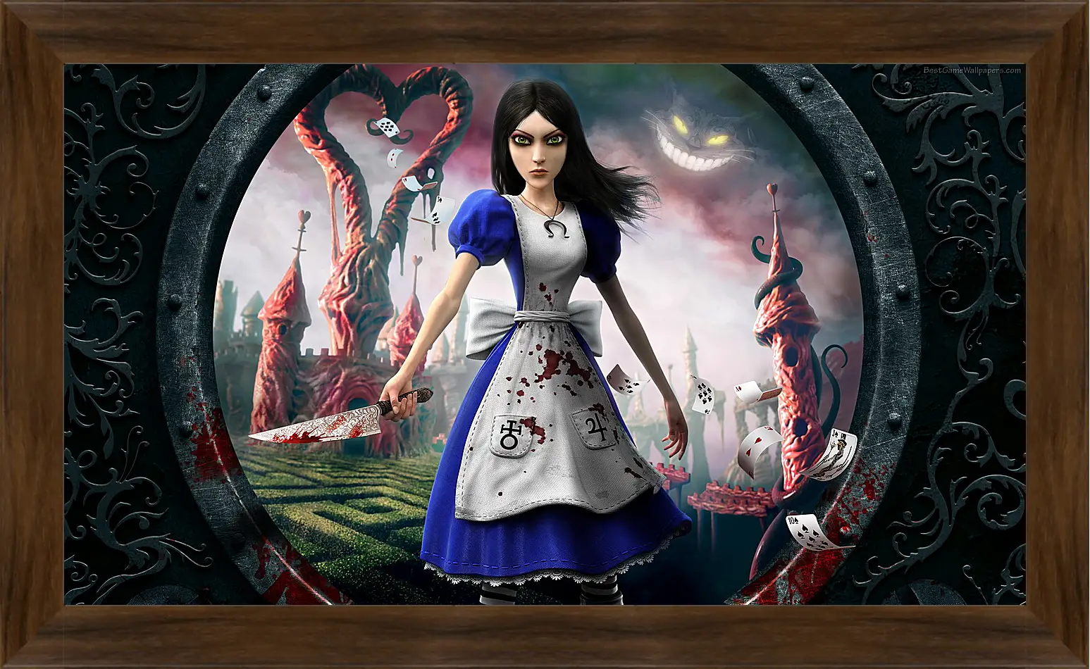 Картина в раме - alice madness returns, girl, dress
