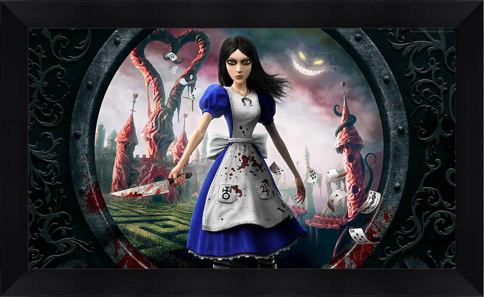 Картина в раме - alice madness returns, girl, dress
