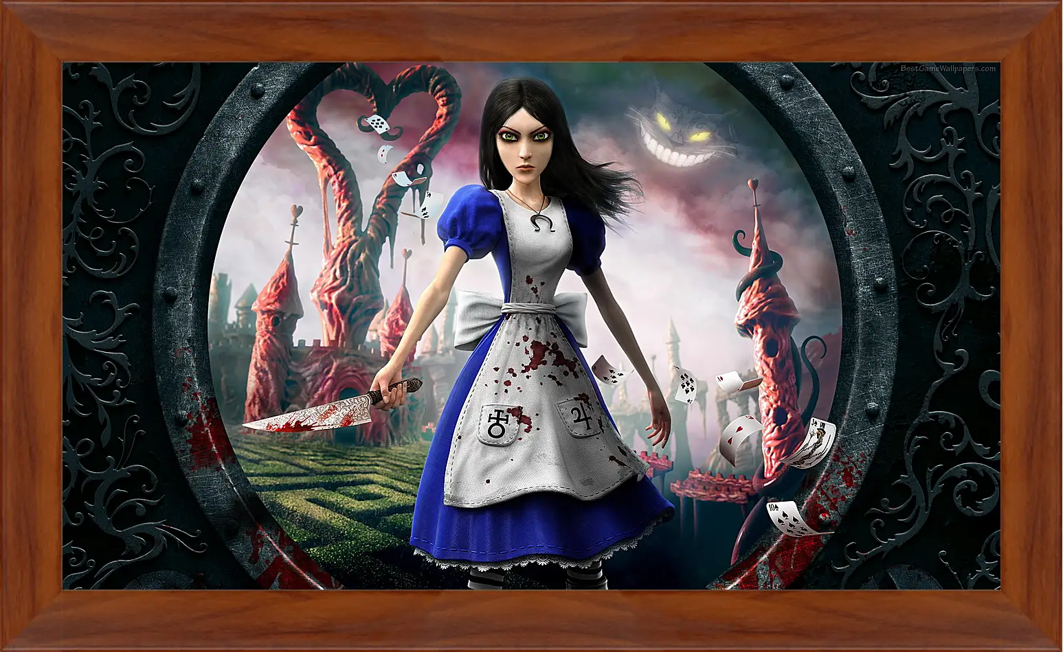 Картина в раме - alice madness returns, girl, dress
