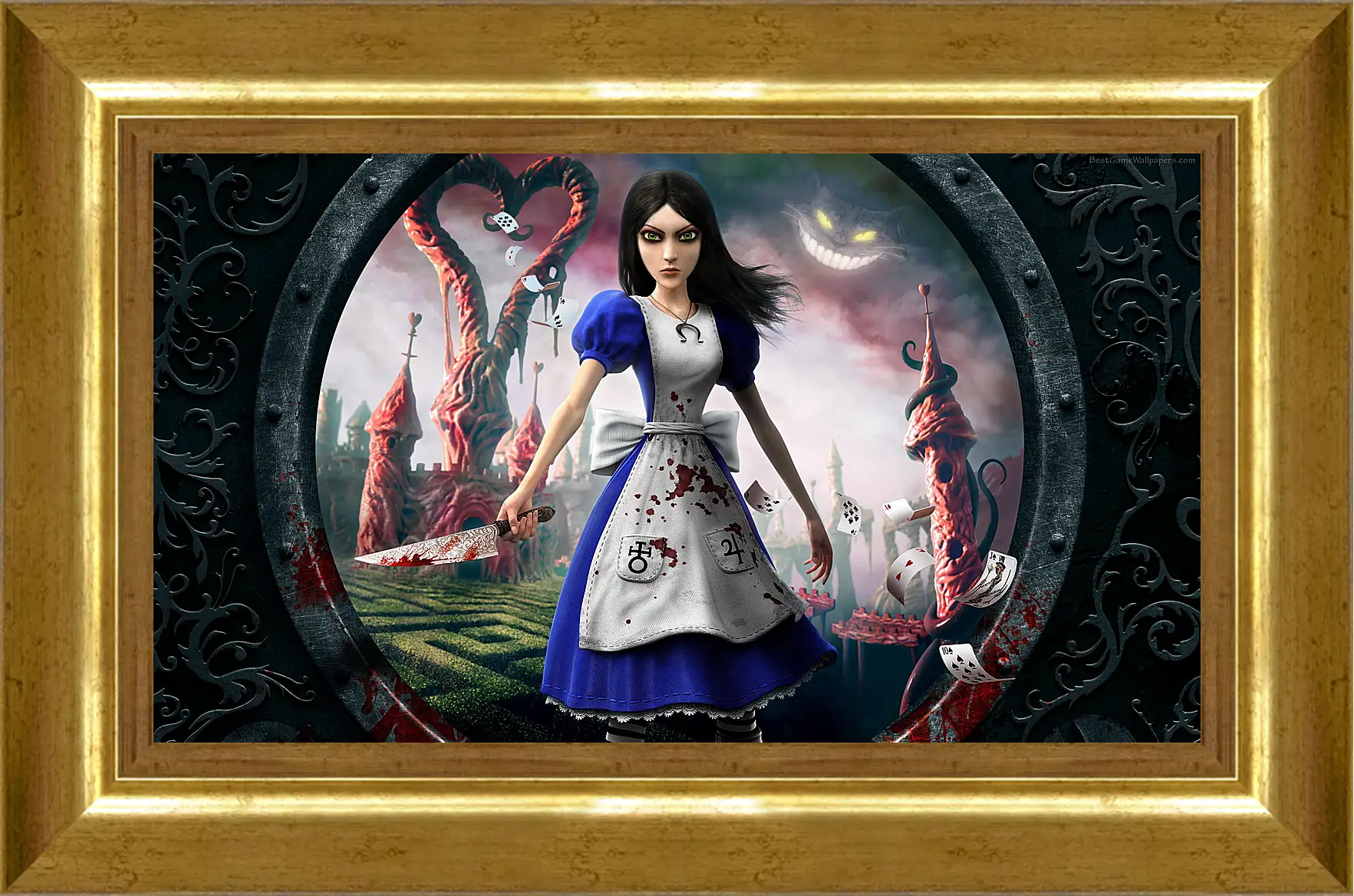 Картина в раме - alice madness returns, girl, dress
