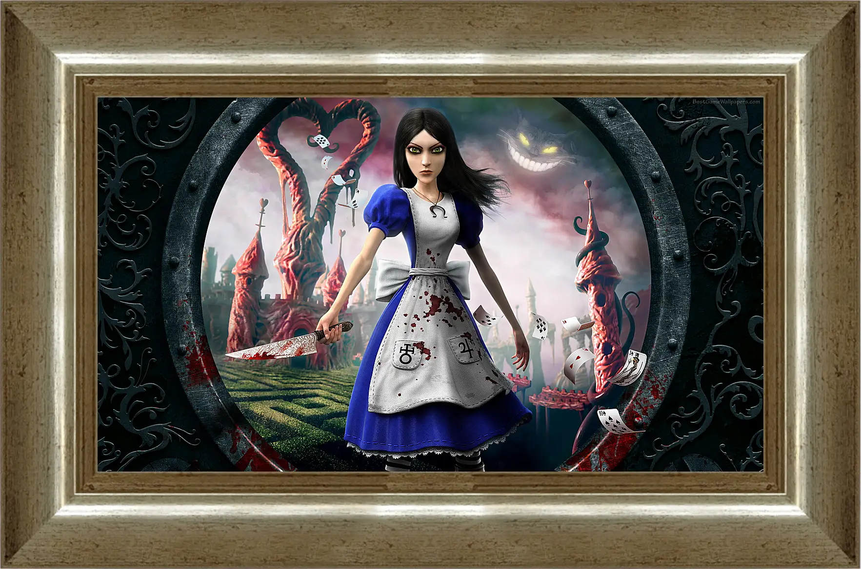 Картина в раме - alice madness returns, girl, dress
