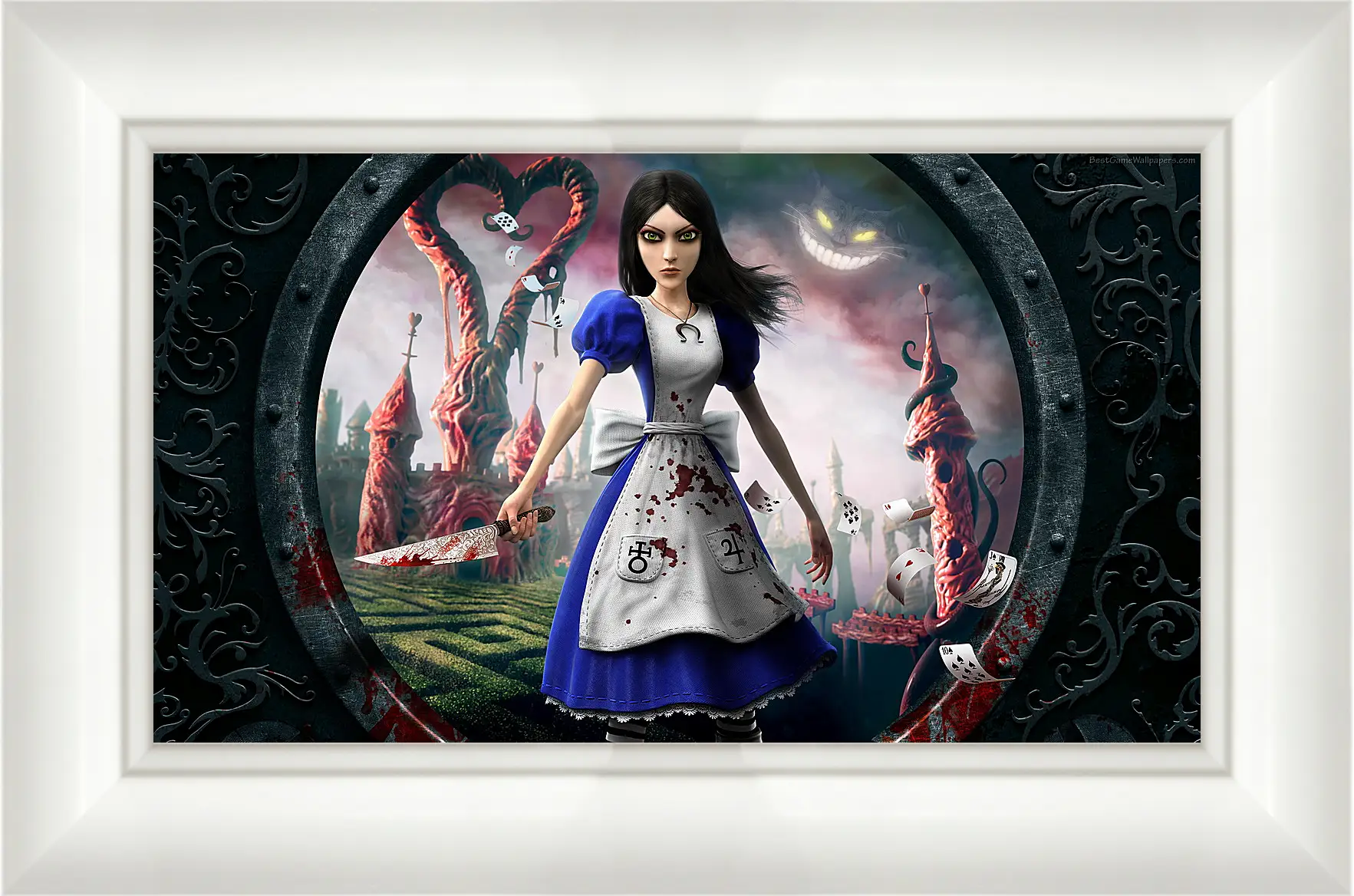 Картина в раме - alice madness returns, girl, dress
