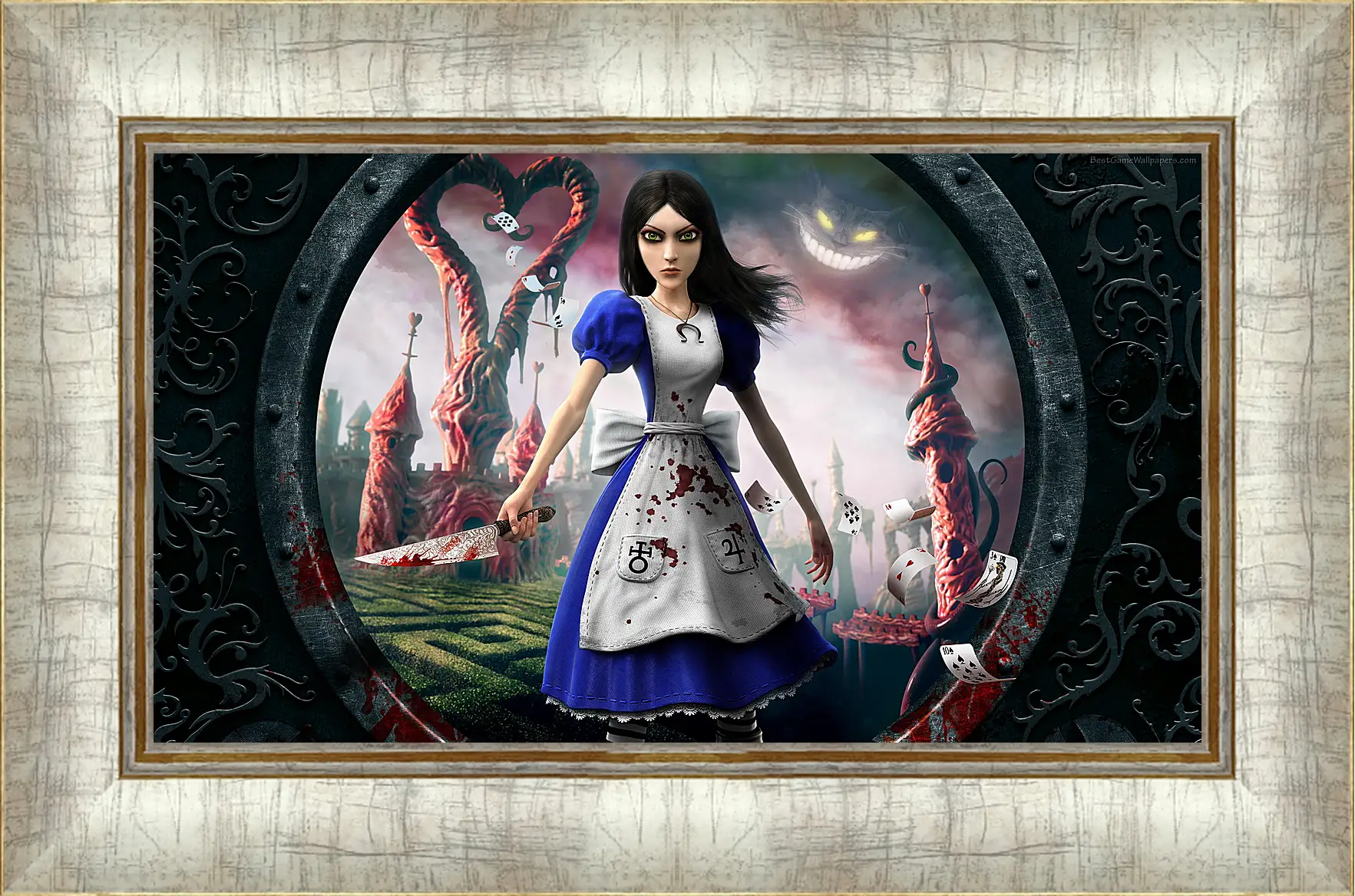 Картина в раме - alice madness returns, girl, dress
