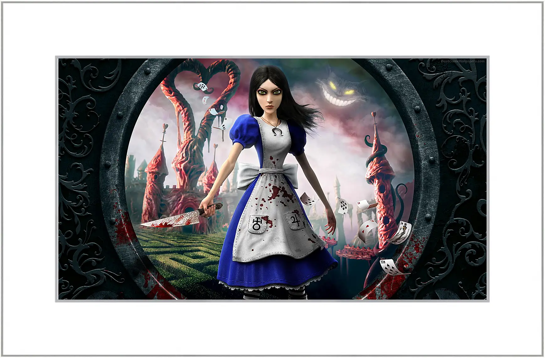 Картина в раме - alice madness returns, girl, dress
