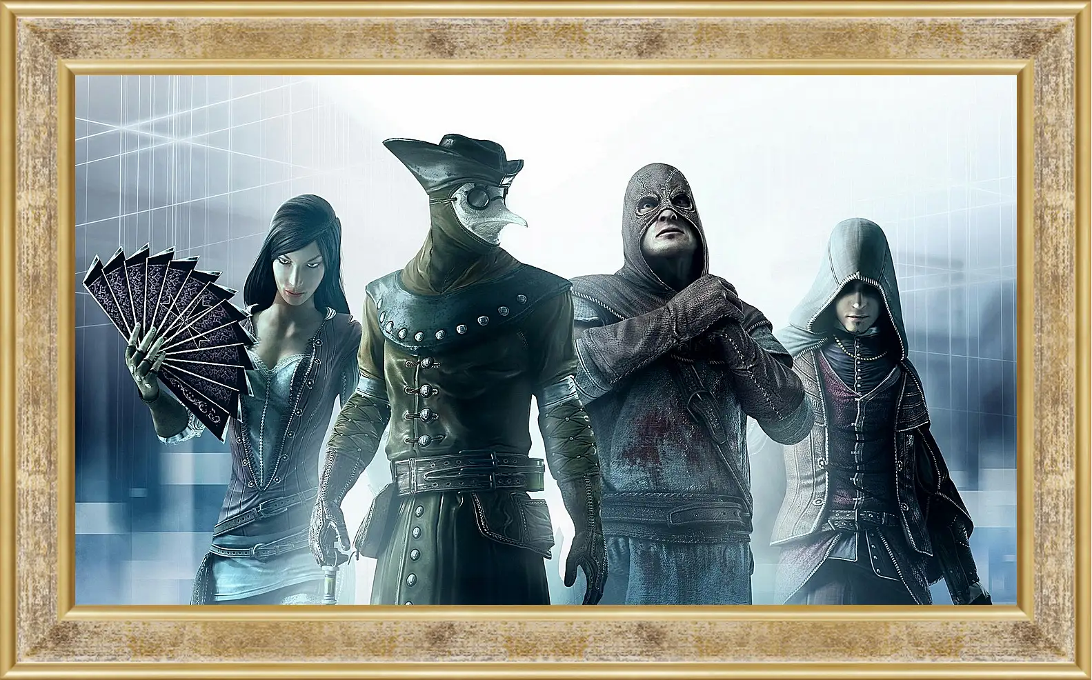 Картина в раме - assassins creed, characters, faces
