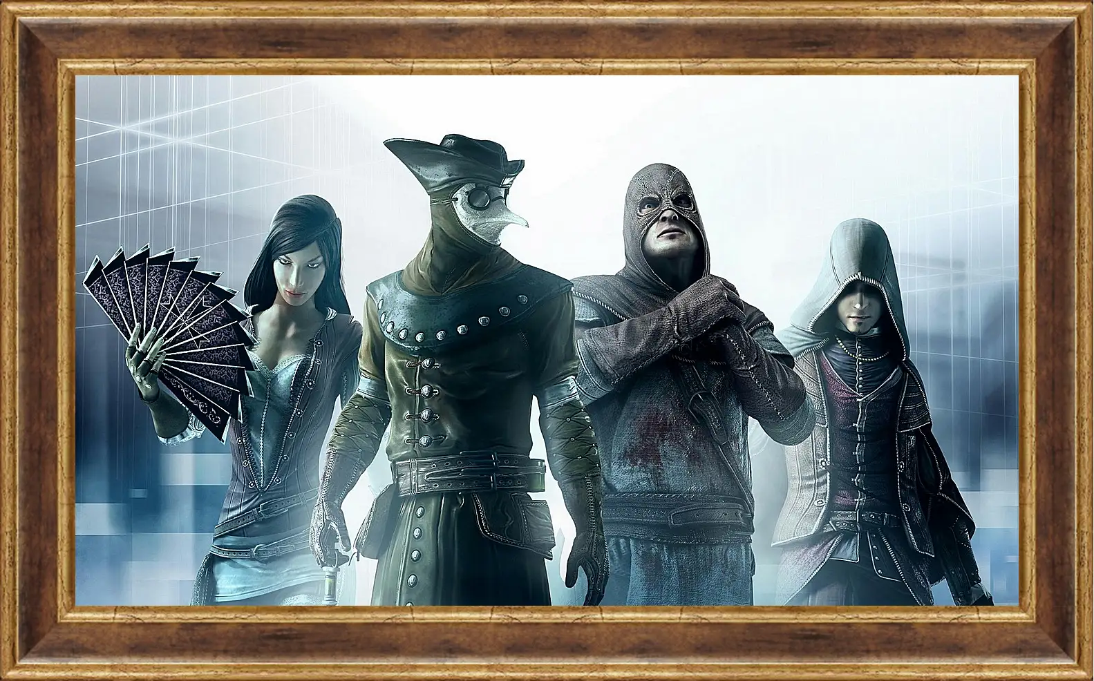 Картина в раме - assassins creed, characters, faces
