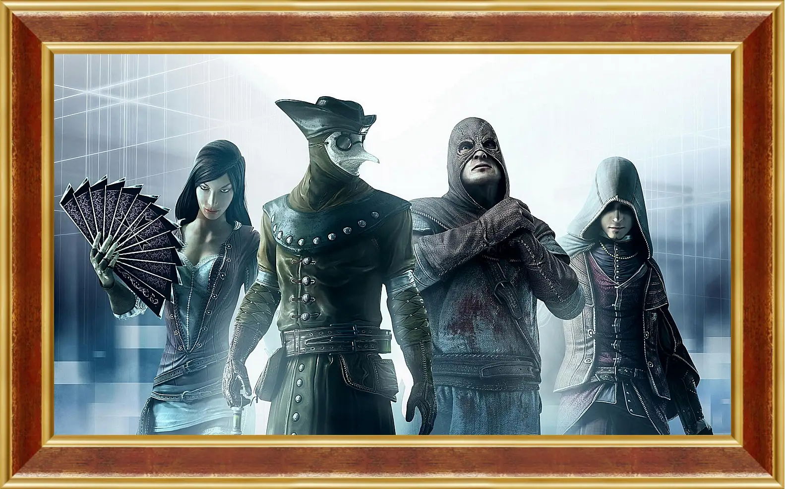 Картина в раме - assassins creed, characters, faces
