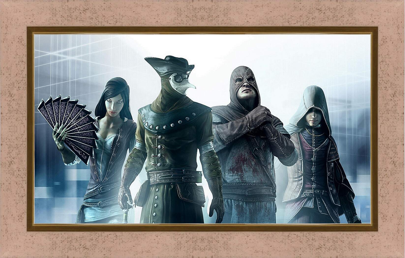 Картина в раме - assassins creed, characters, faces

