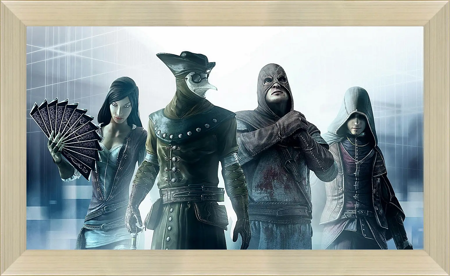 Картина в раме - assassins creed, characters, faces
