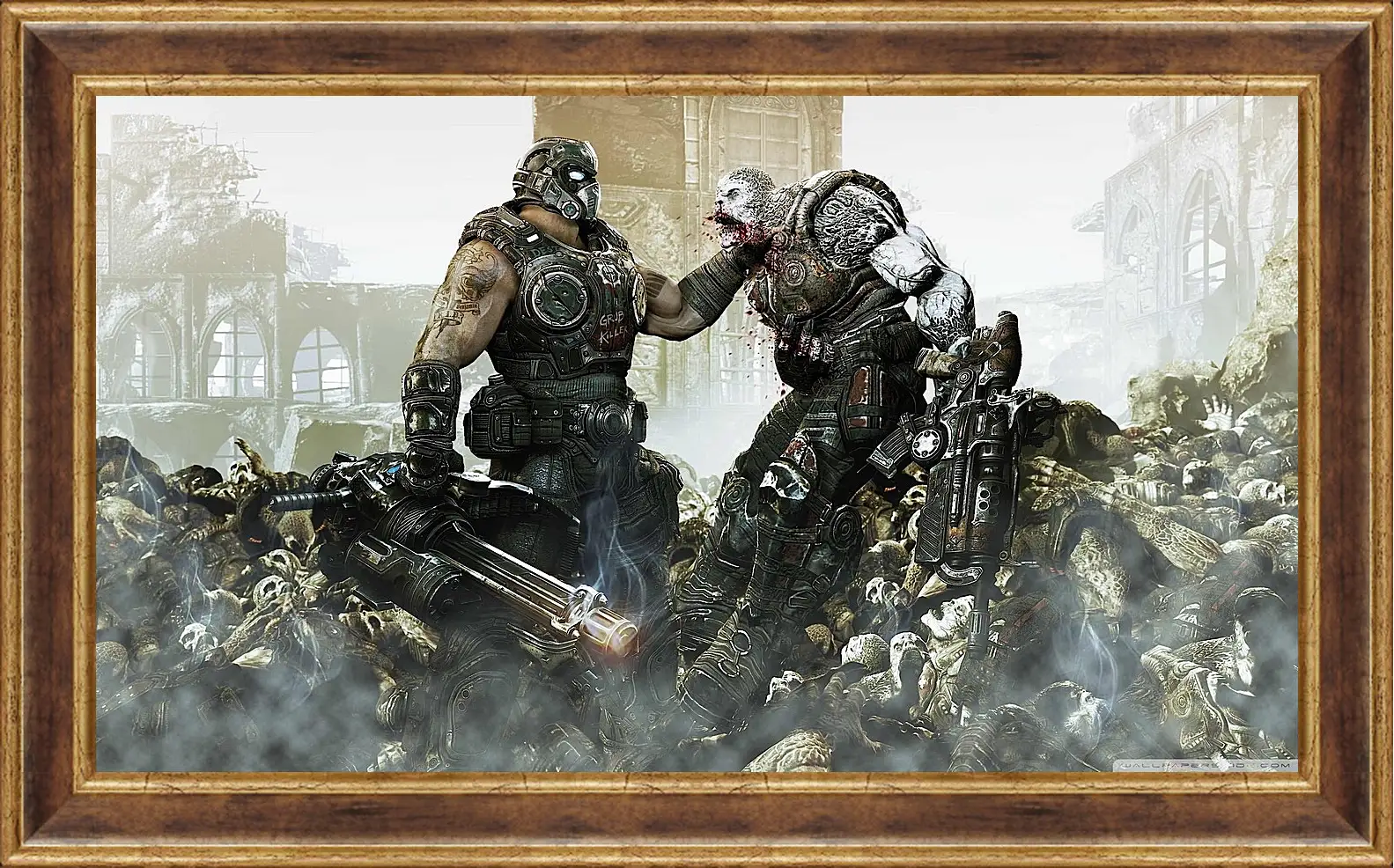 Картина в раме - locust, gears of war, game
