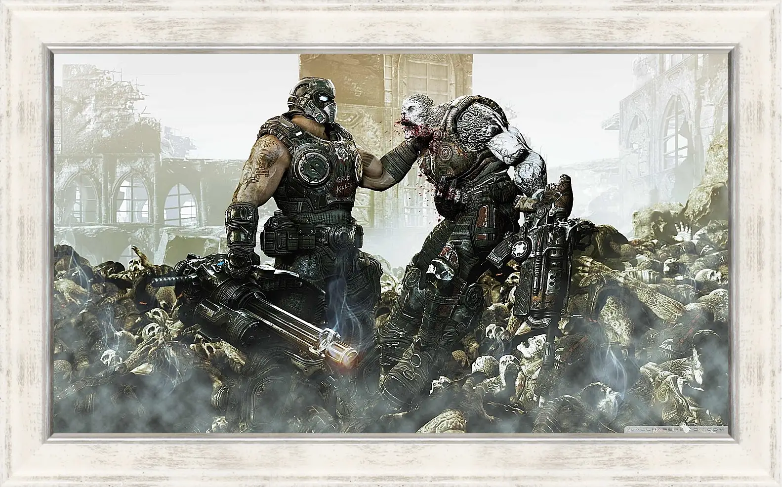 Картина в раме - locust, gears of war, game
