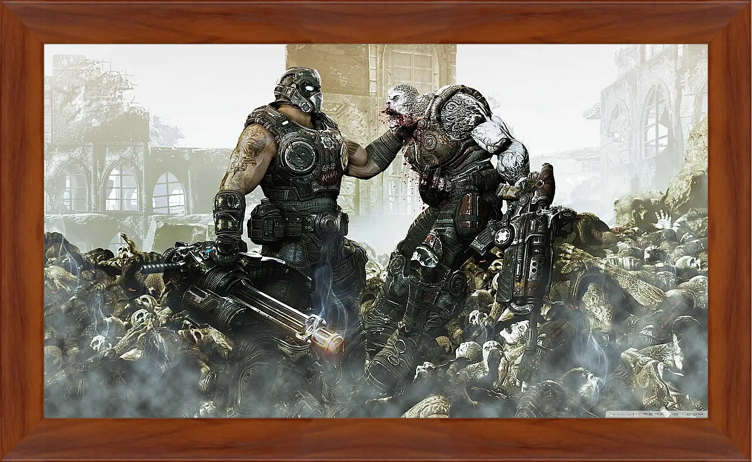 Картина в раме - locust, gears of war, game
