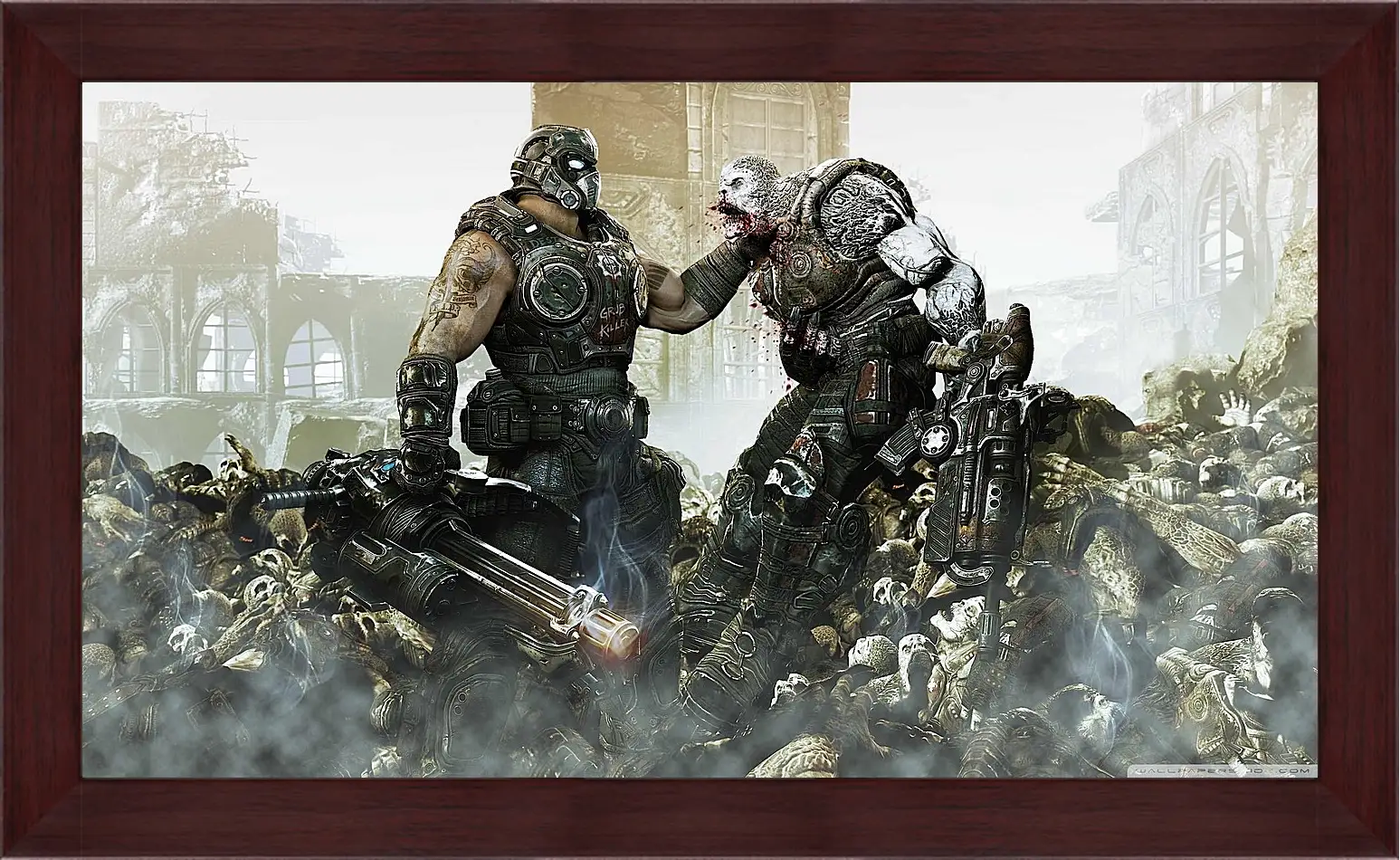 Картина в раме - locust, gears of war, game
