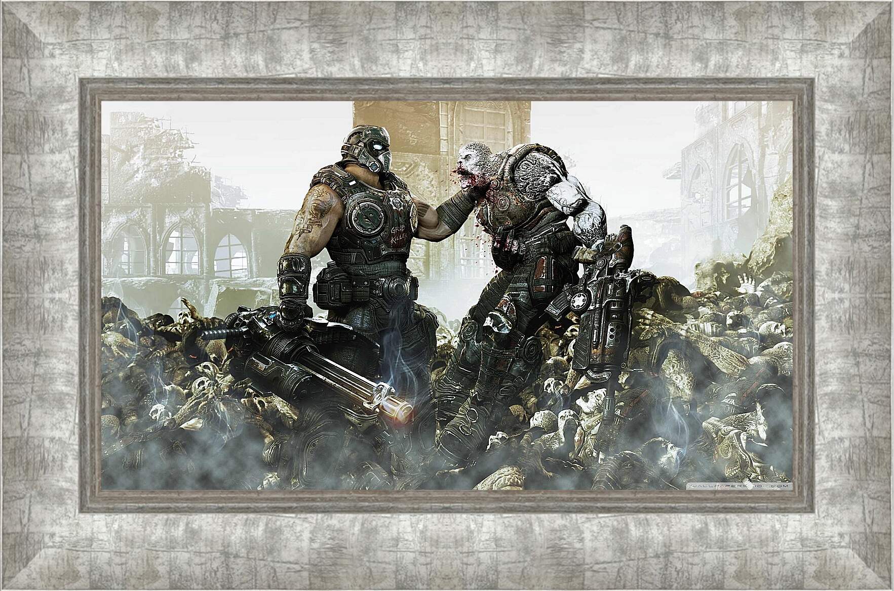 Картина в раме - locust, gears of war, game
